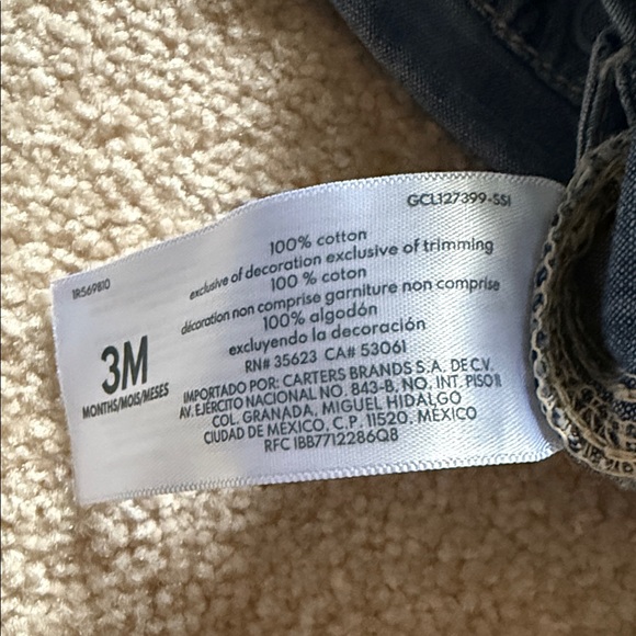 Baby B’gosh Blue Jean Baby One Piece with Penguin pattern - Picture 5 of 5